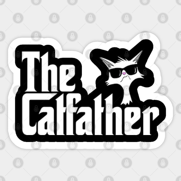 The Catfather Sticker by Gamers Gear